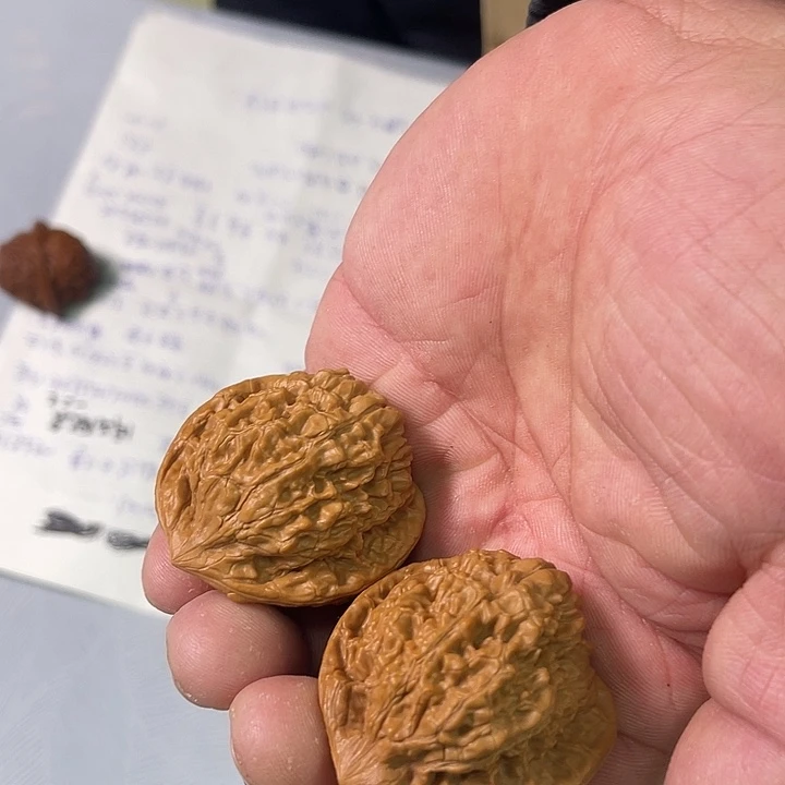 文玩核桃把件狼牙山官帽