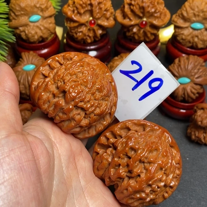 文玩核桃把件50官帽219