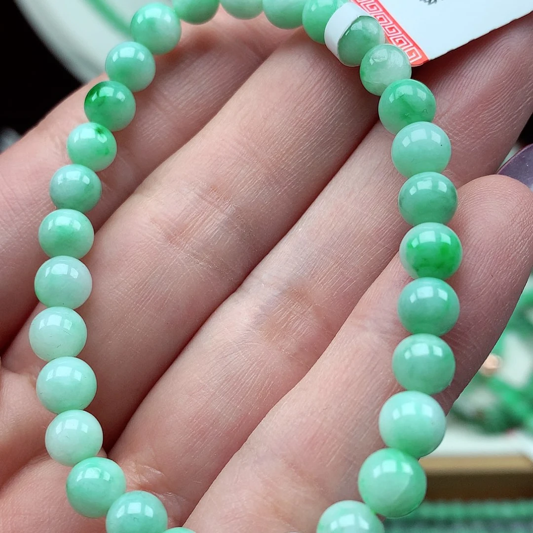 翡翠未镶嵌项链翡翠