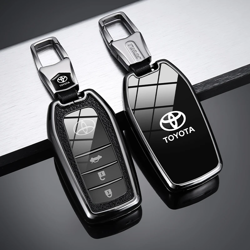 丰田凯美瑞钥匙套卡罗拉锐荣放RAV4雷凌亚洲龙威汉锋兰达扣壳