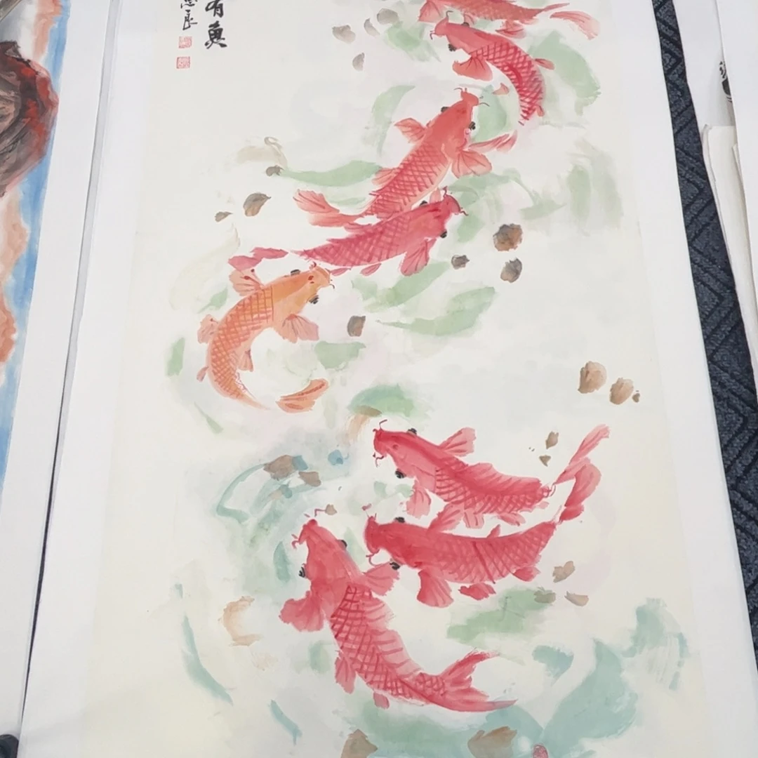 国画四尺花鸟作品s