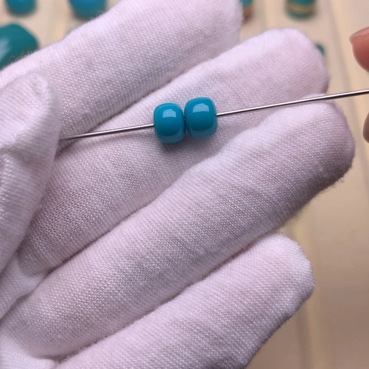 凉***开绿松石未镶嵌绿松石老型7