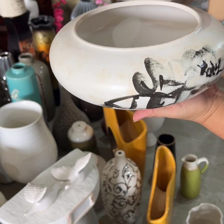 陶瓷花瓶摆件外贸出口（微瑕）