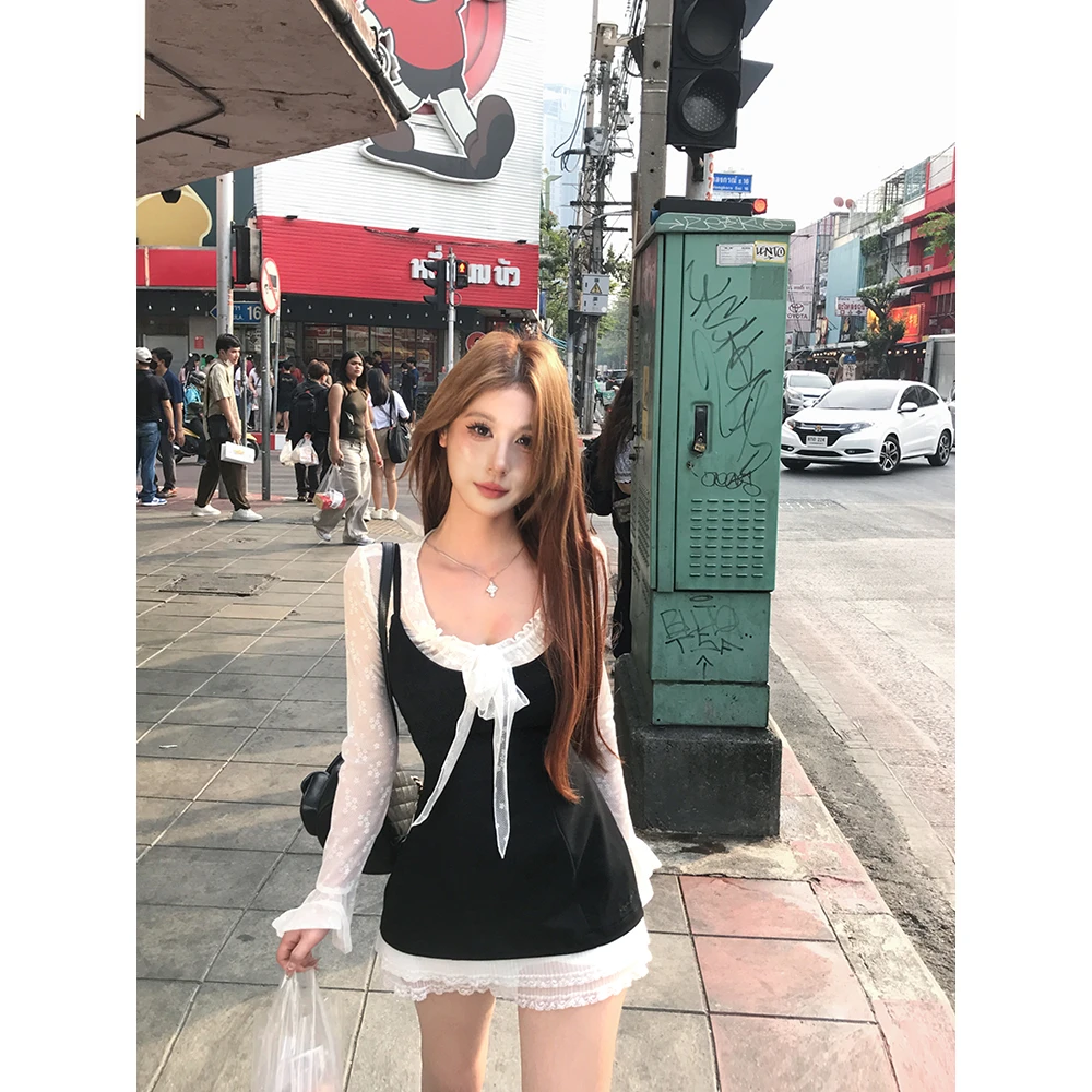 Mejiu蜜九【春日辞笺】真两件度假风连衣裙春夏甜辣碎花显瘦