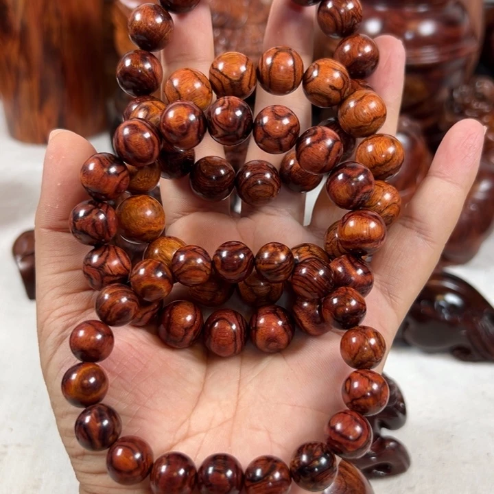 黄花梨/降香黄檀手串/手链黄花梨 多样性发一