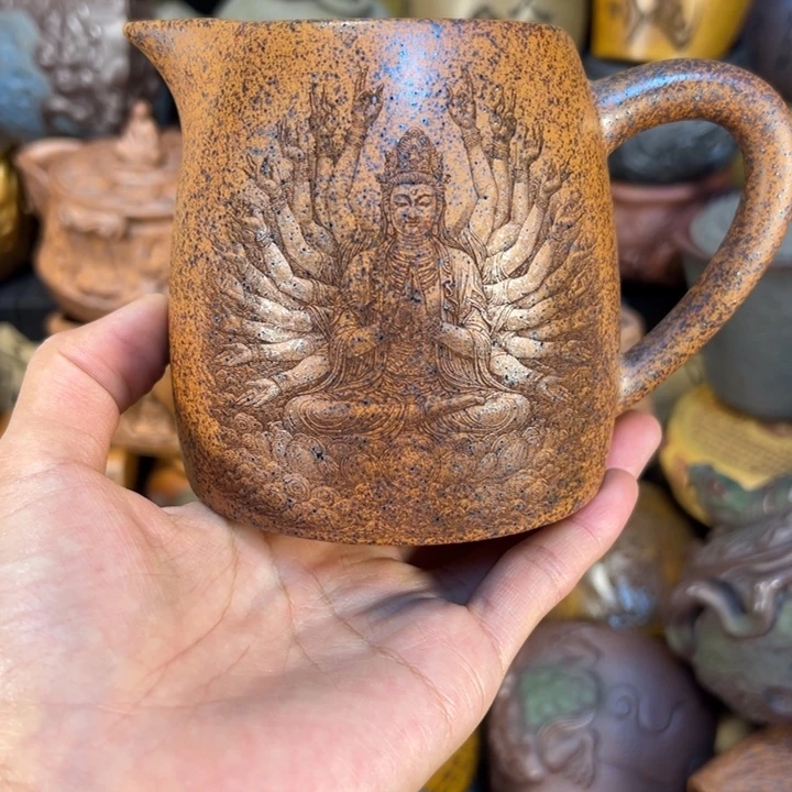 茶杯紫砂宜兴紫杯子