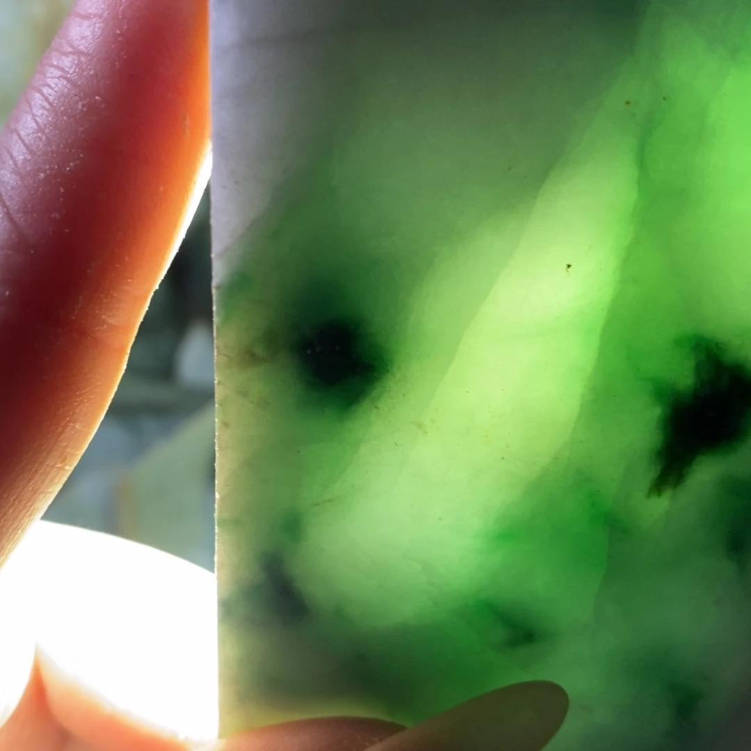 颈饰未镶嵌翡翠天然翡翠