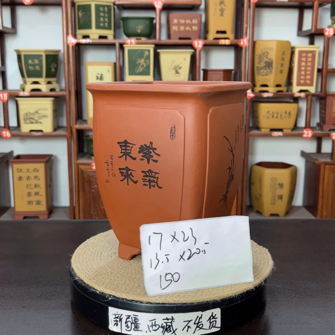 紫砂花盆紫砂花盆