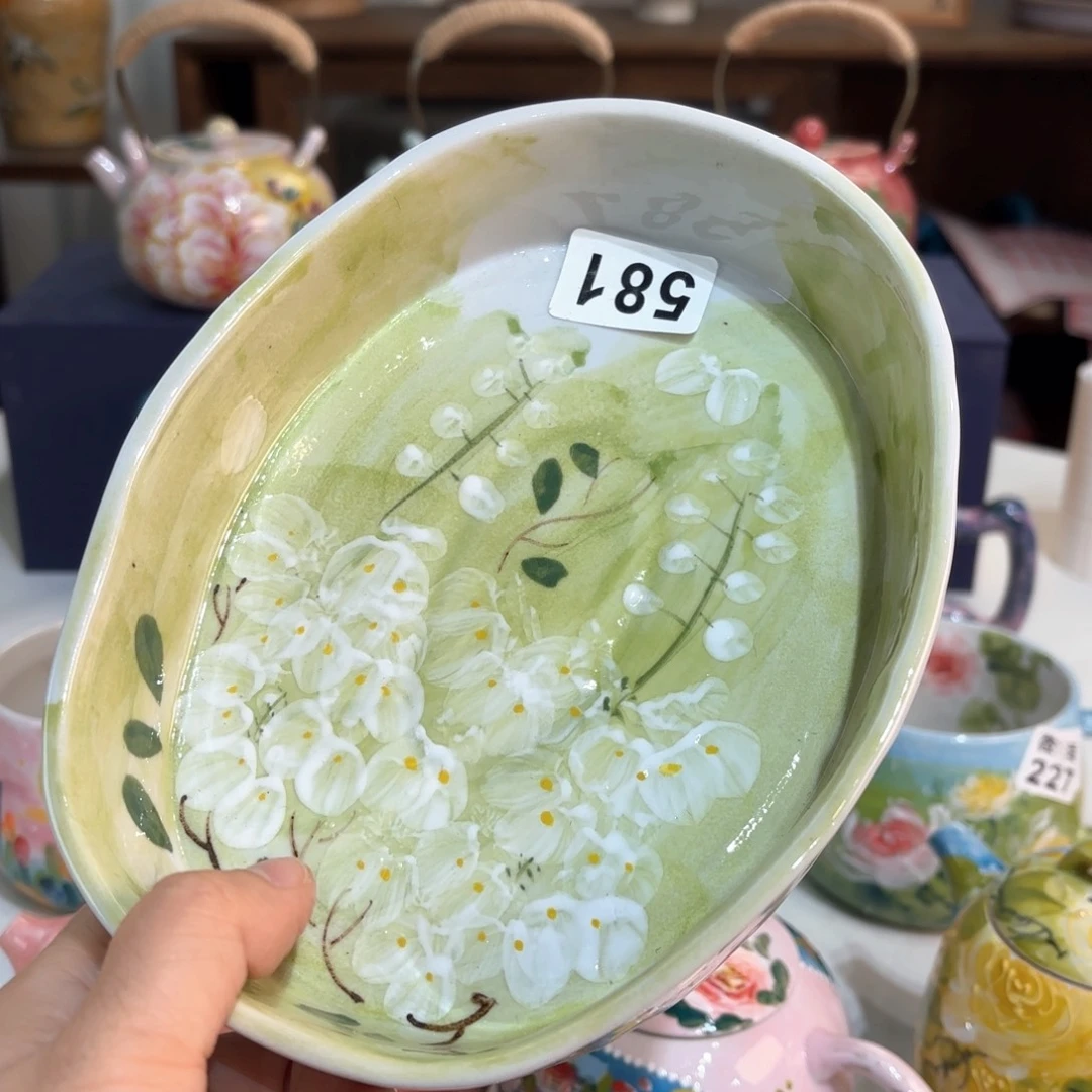 景德镇手绘高温釉下彩陶瓷茶具