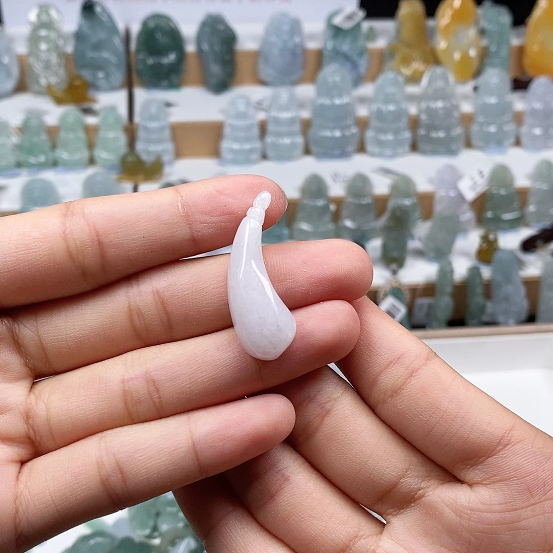 翡翠未镶嵌吊坠(不含链)翡翠吊坠14