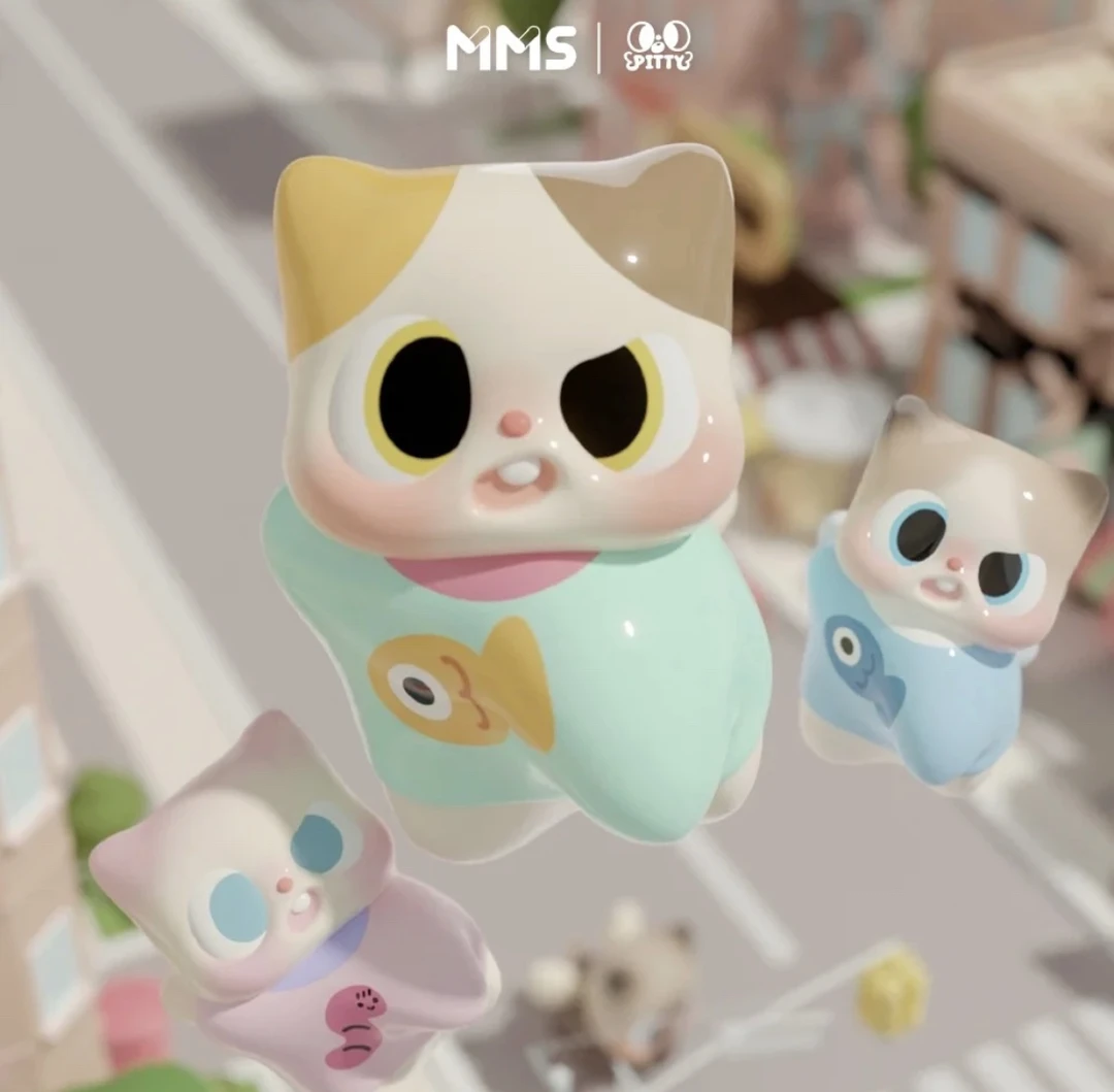 【代拆】pitty2代猫猫日常萌粒盲盒pitty新品萌粒盲盒