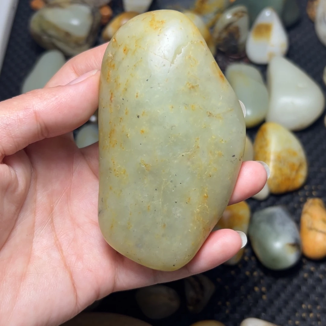 和田玉未镶嵌挂件B22