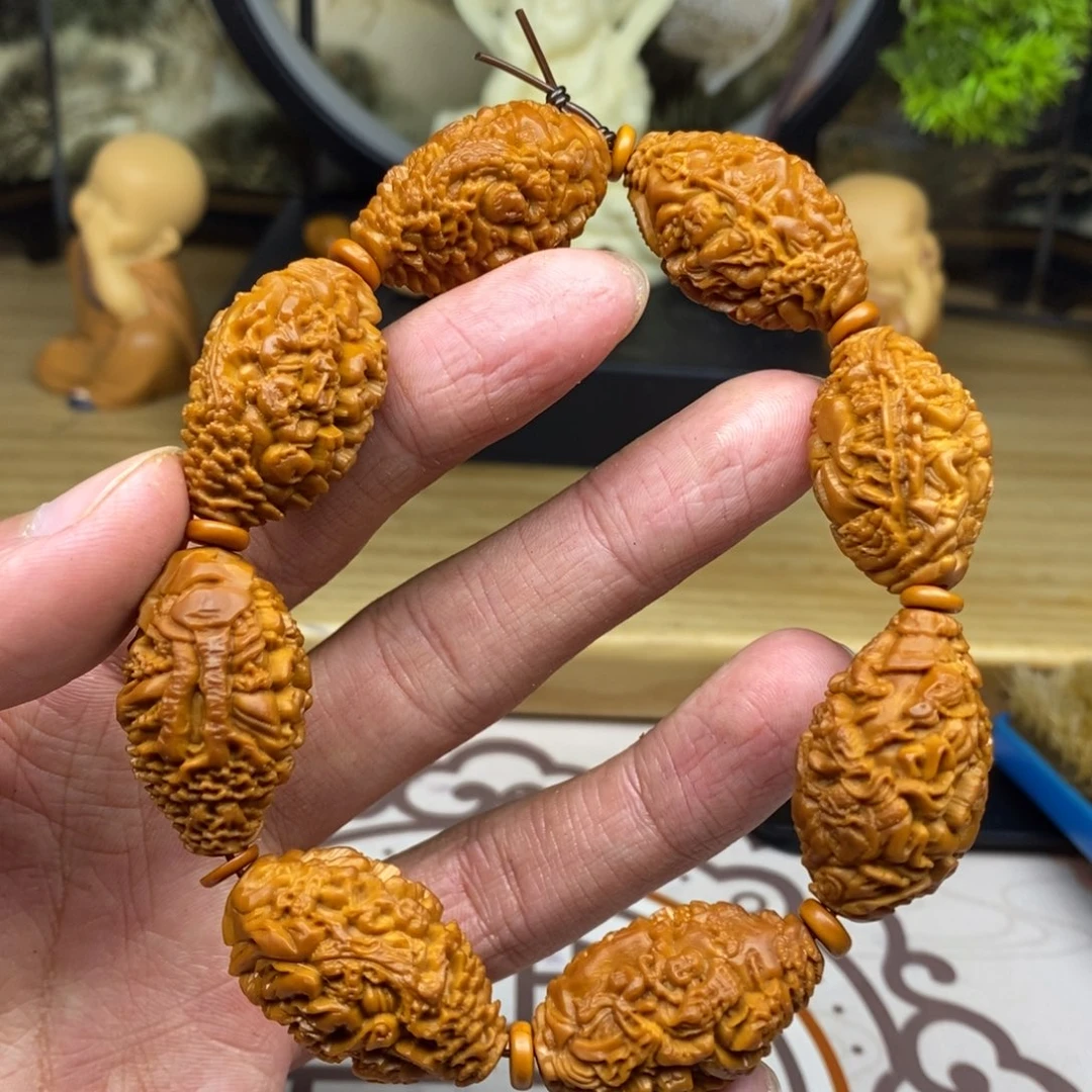 橄榄核手串/手链橄榄核雕工艺手串