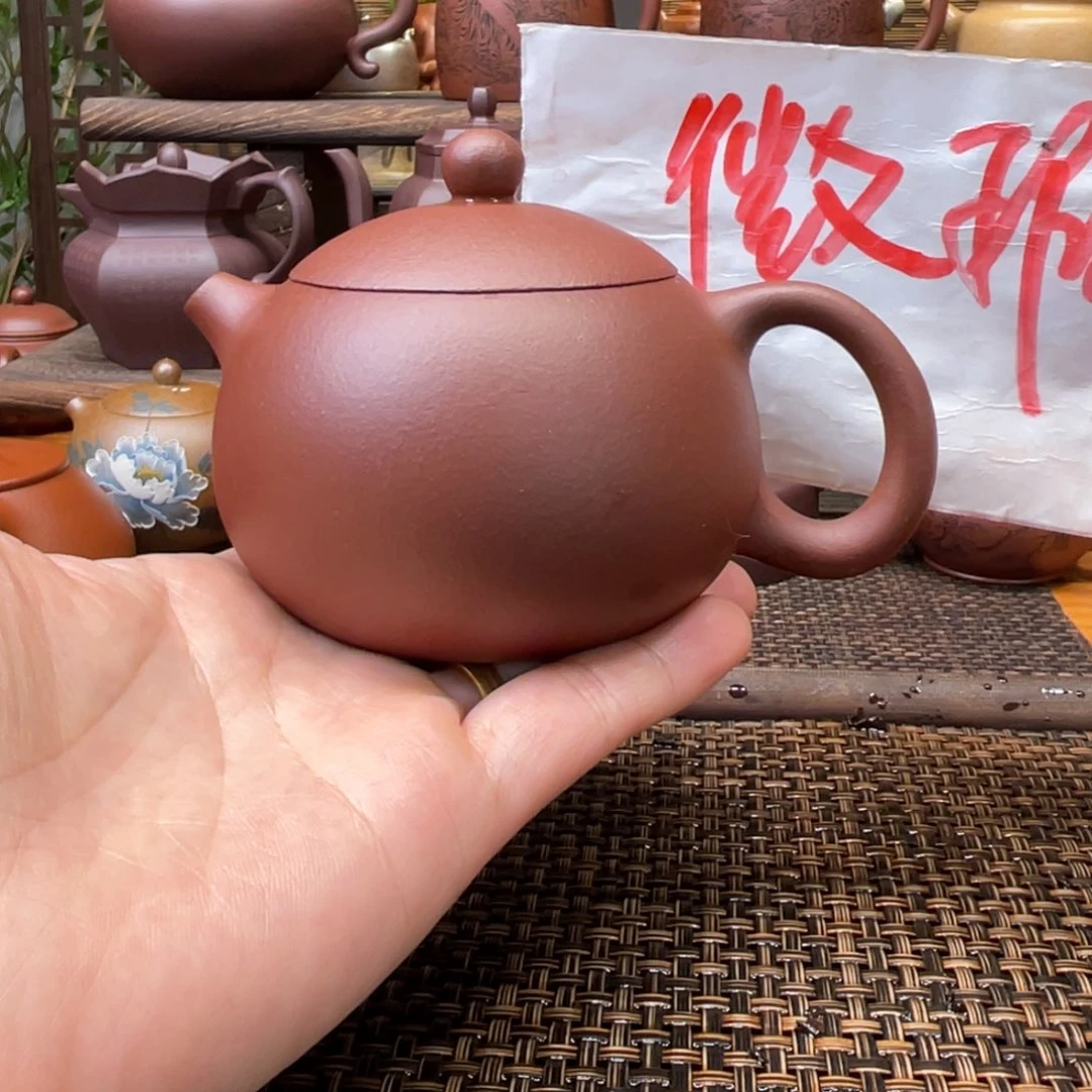 茶壶紫砂宜兴原矿紫砂手工制200微瑕