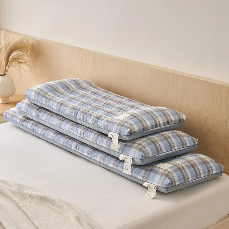 色织水洗双人长枕情侣款眠枕家用睡眠夫妻超长亲子长枕学生宿舍