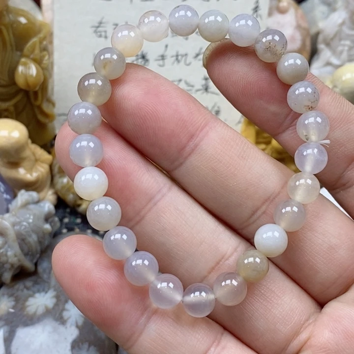 颈饰未镶嵌硅化珊瑚（珊瑚玉）