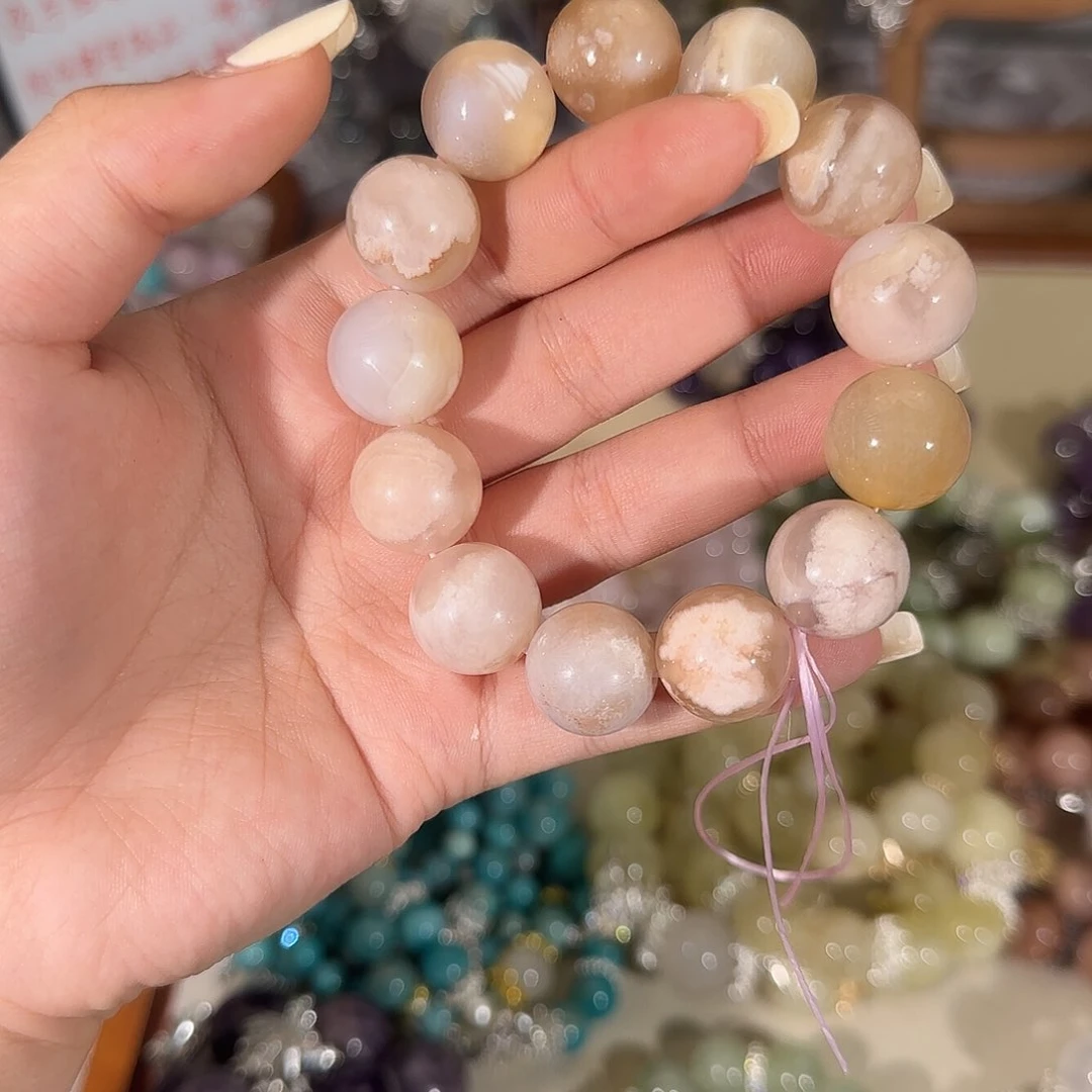 烟晶手链未镶嵌哈哈