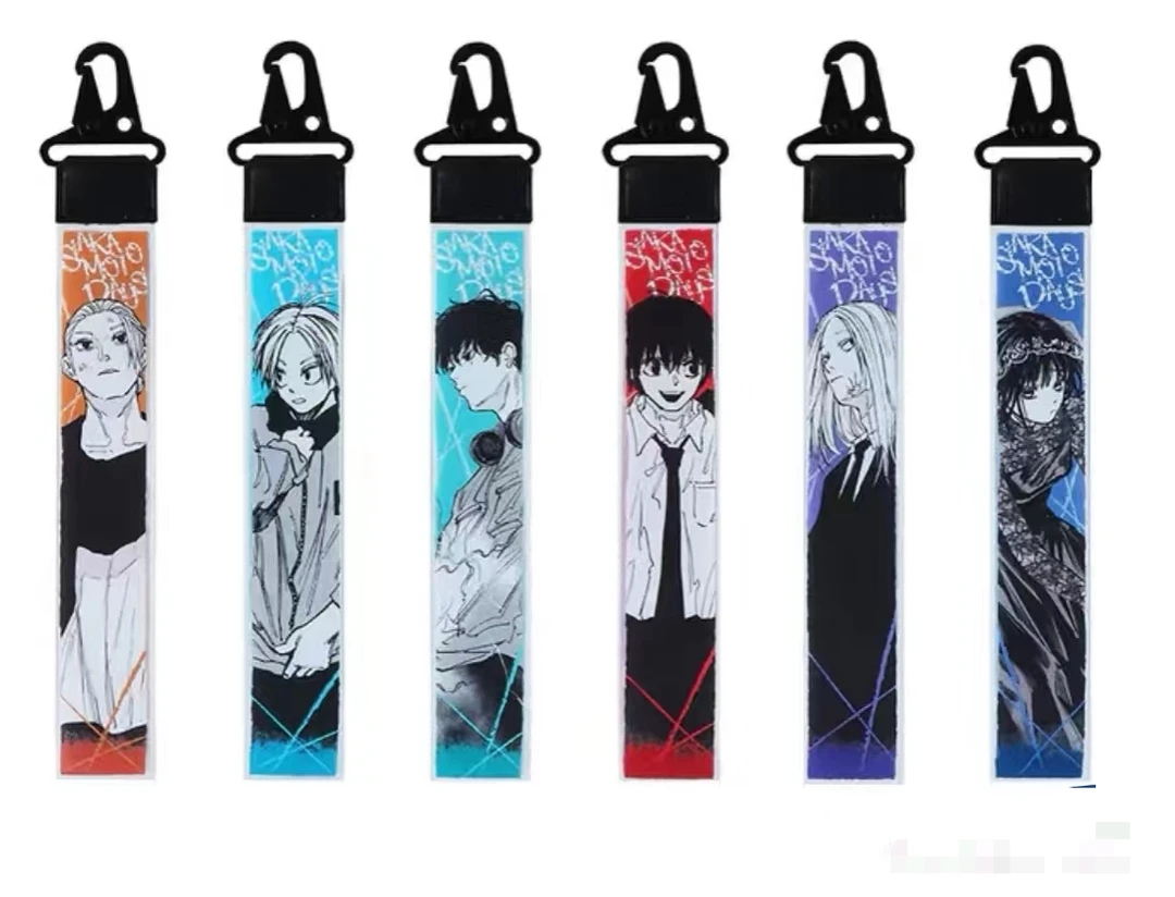 《红豆尼》坂本日常金属圆形挂件 布条挂件 盲盒代拆