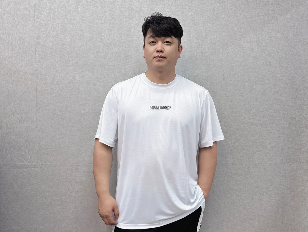 【超薄冰丝】特价3127休闲宽松加大加肥净版半袖圆领冰丝半袖