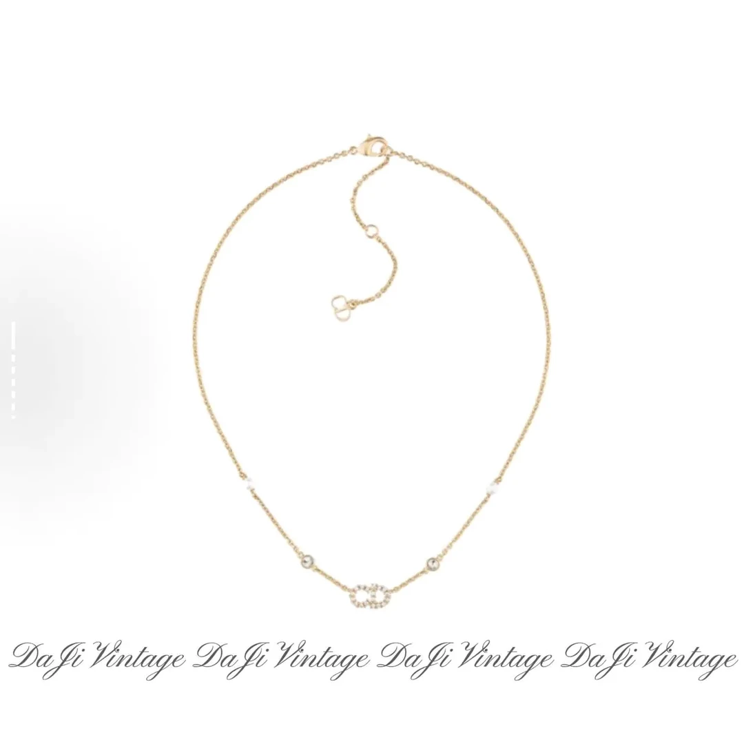 99新 DIOR/迪奥 大吉中古3/Dior珍珠带钻项链