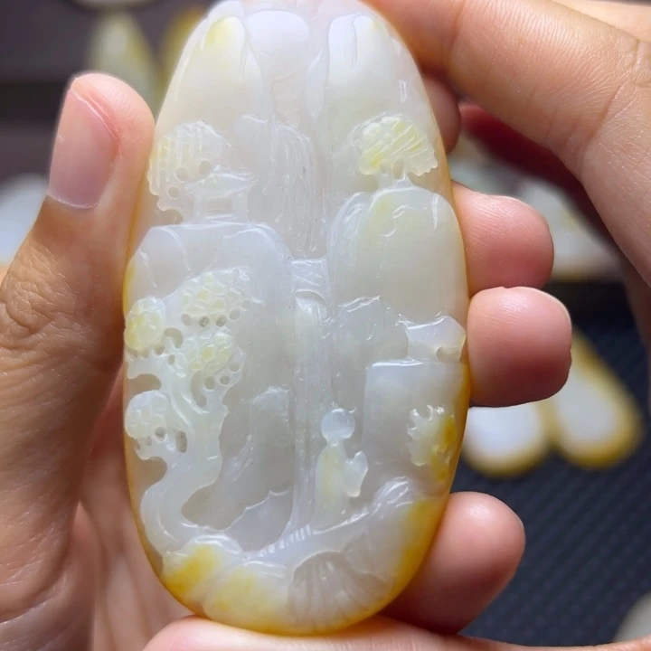颈饰未镶嵌和田玉