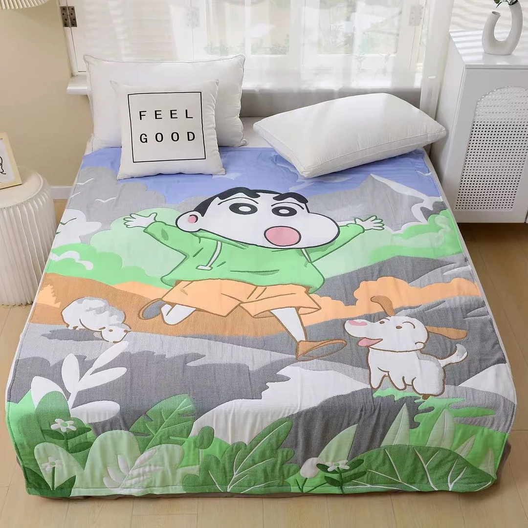 【假日小新】150*200cm  A类全棉纱布云朵泡芙被