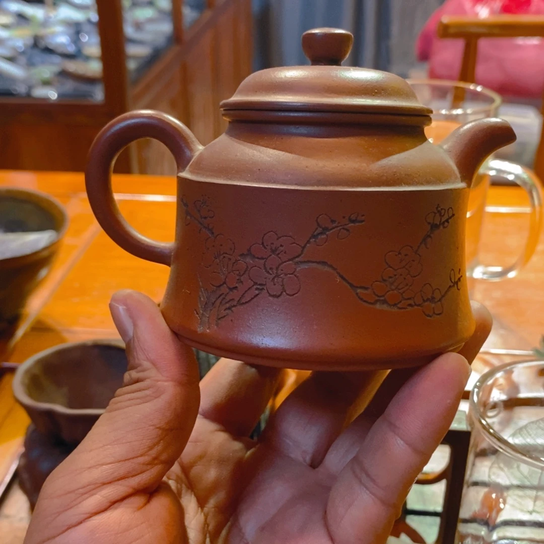 蟹***钱茶壶紫砂在一起真的是太给力