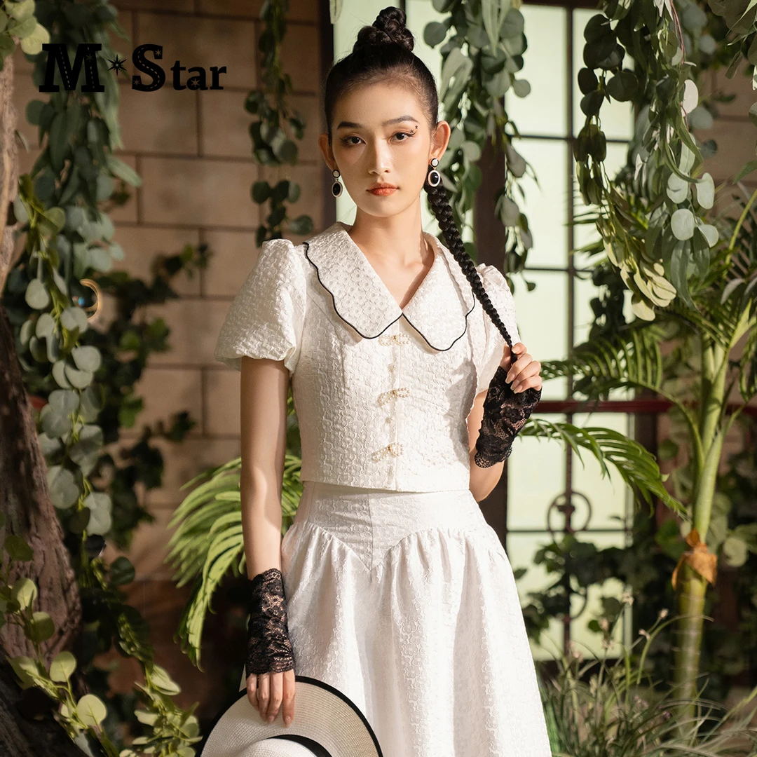 【小杨总专属】M-Star明星系列短袖衬衫上衣 SEBS122558