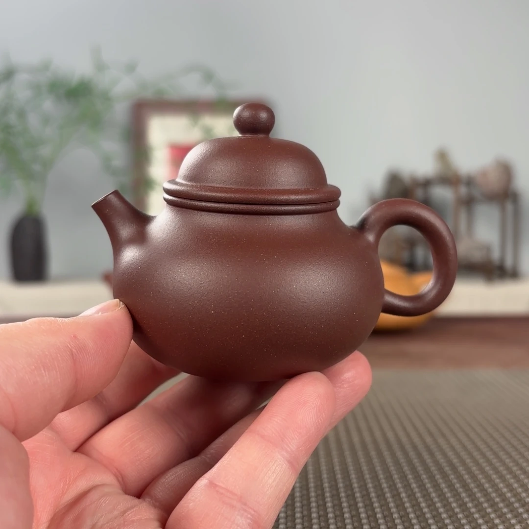 茶壶紫砂黄龙山原矿紫砂壶120