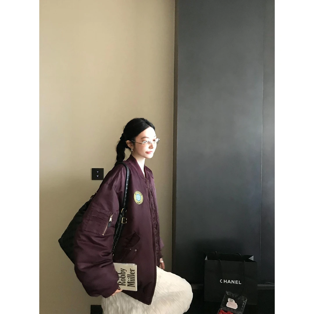 区区欧阳【重磅！ 超越同款】巴家YB定制90白鸭绒羽绒服棒球服