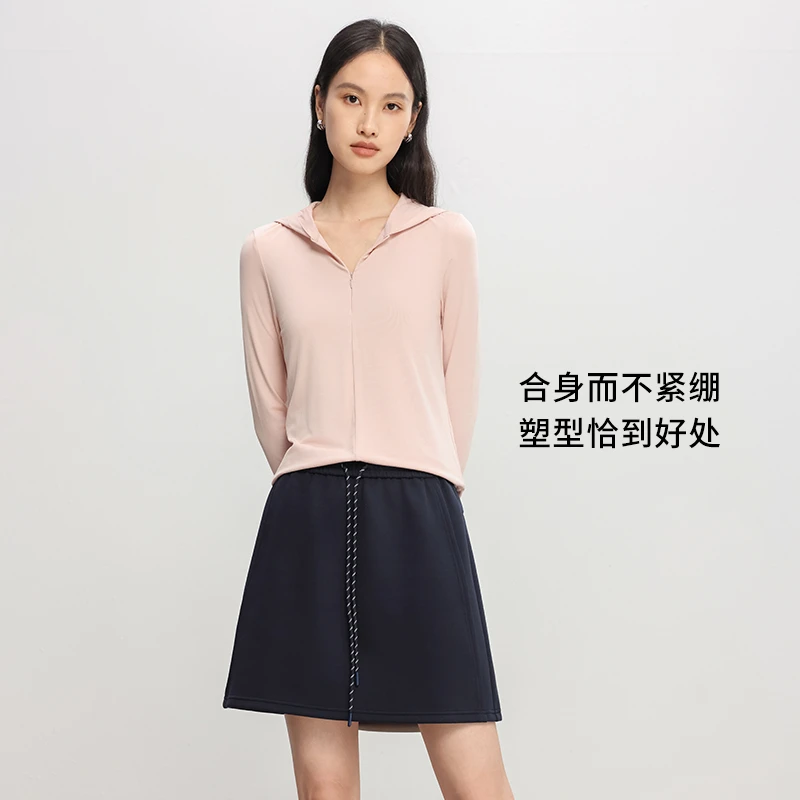 55611美式帽衫打底桑蚕丝免烫不易起球针织衫上衣多色