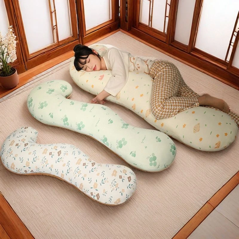 四季枕可拆洗外壳长条侧睡枕头床上孕妇夹腿神器男女生云朵靠枕