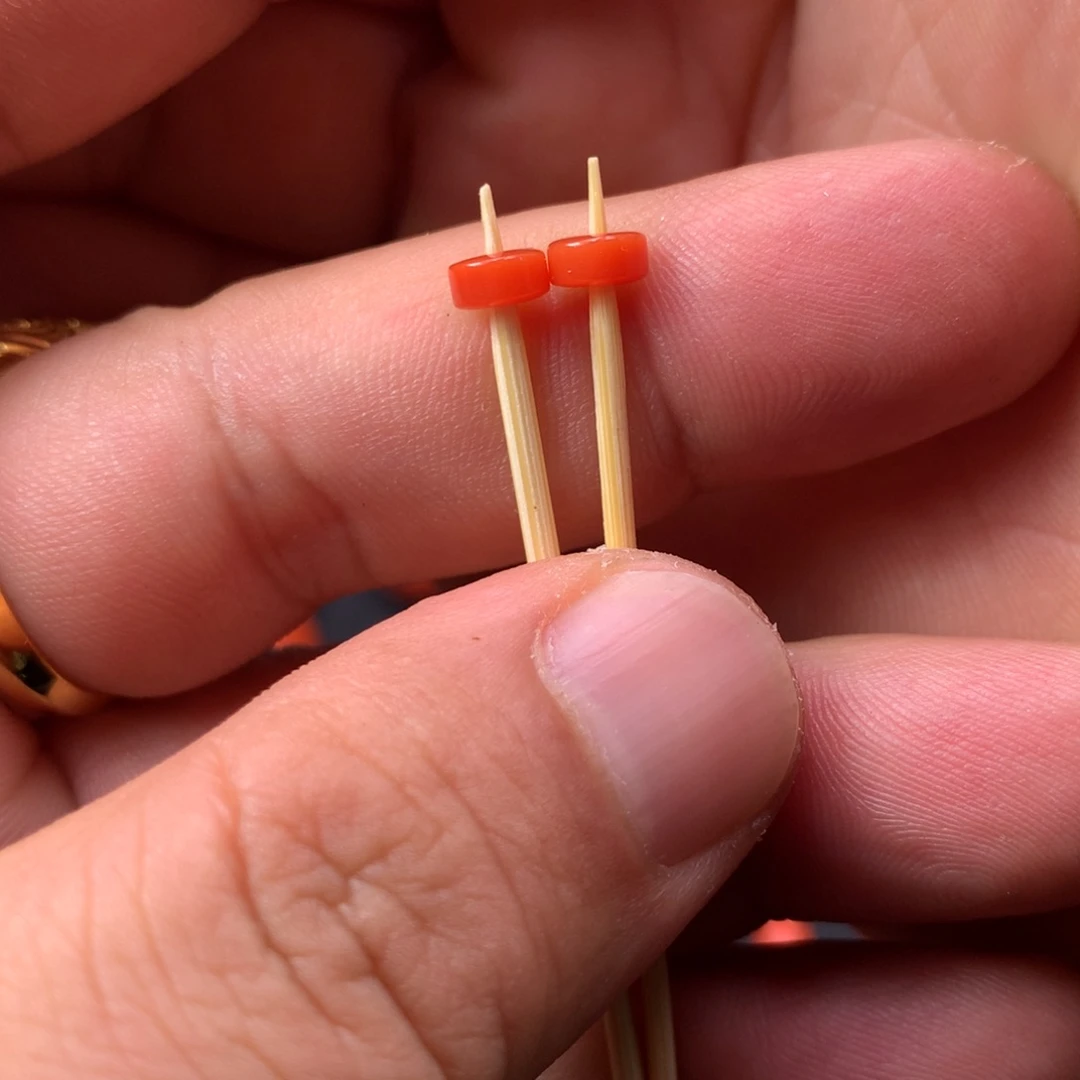 南红玛瑙隔片未镶嵌