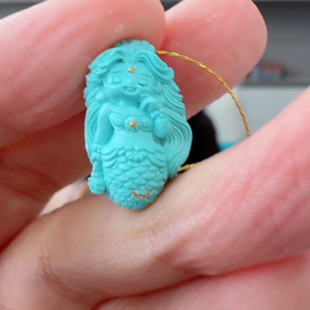 未镶嵌绿松石珠宝奇石