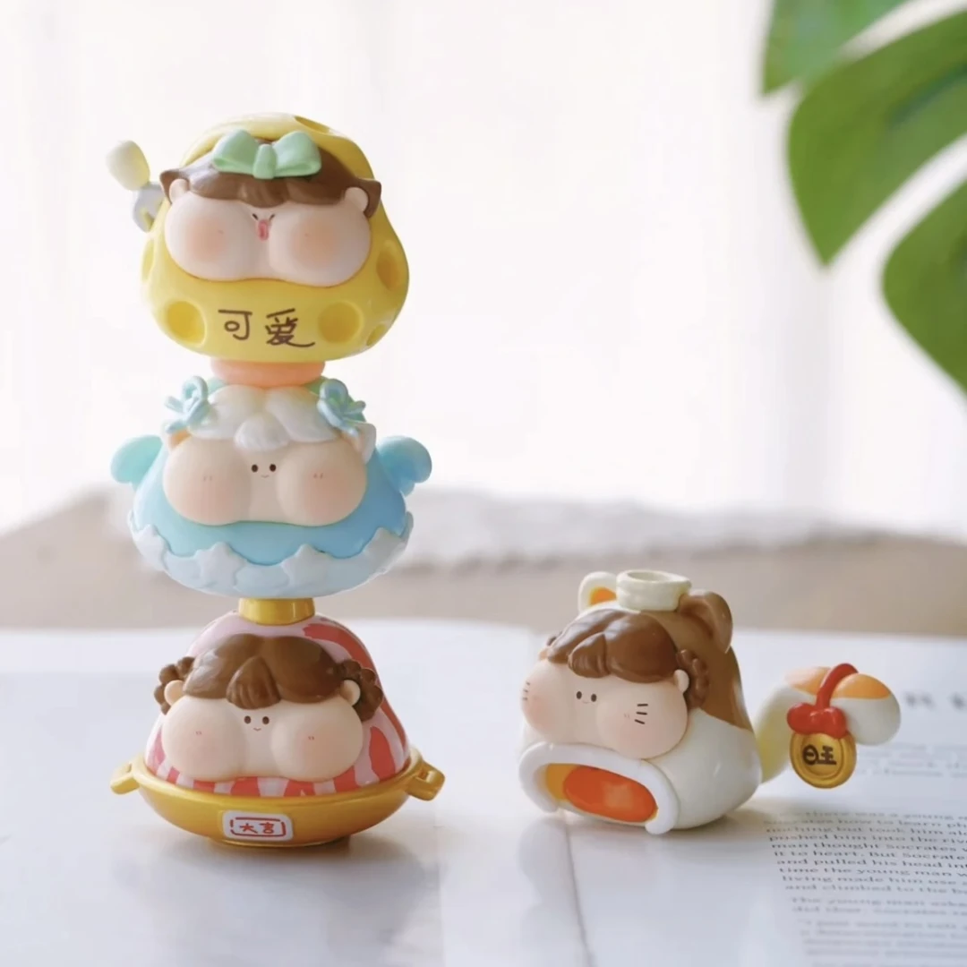 【米米欧气拆盒】屁墩食物系列萌粒盲盒潮玩手办PVC