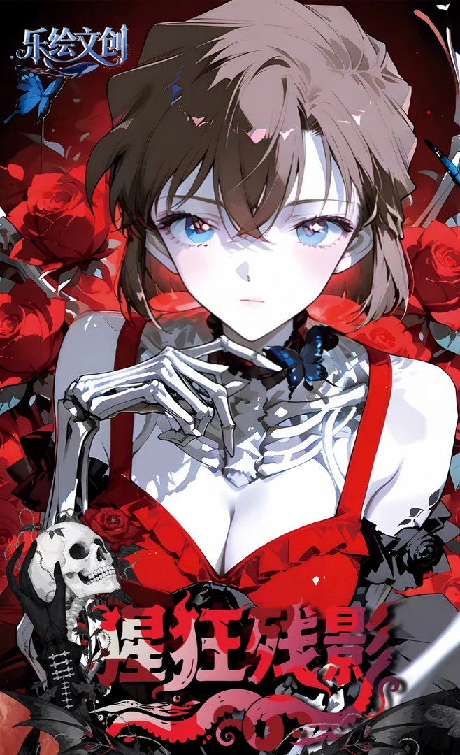 《非酋》乐绘文创 第一弹腥红残影名侦探柯南亚克力A6色纸收藏盲盒