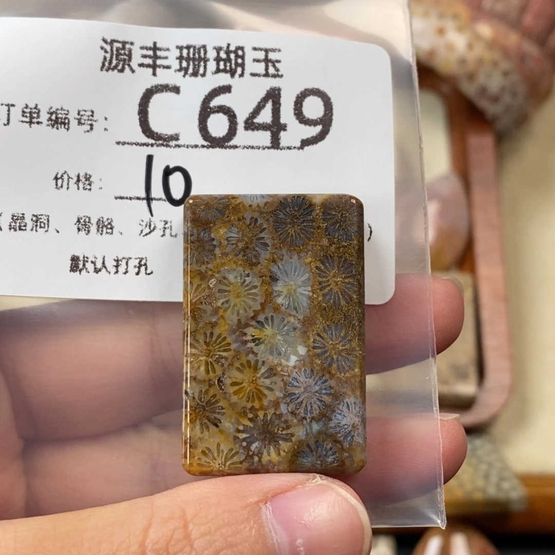 觉***C硅化玉未镶嵌颈饰