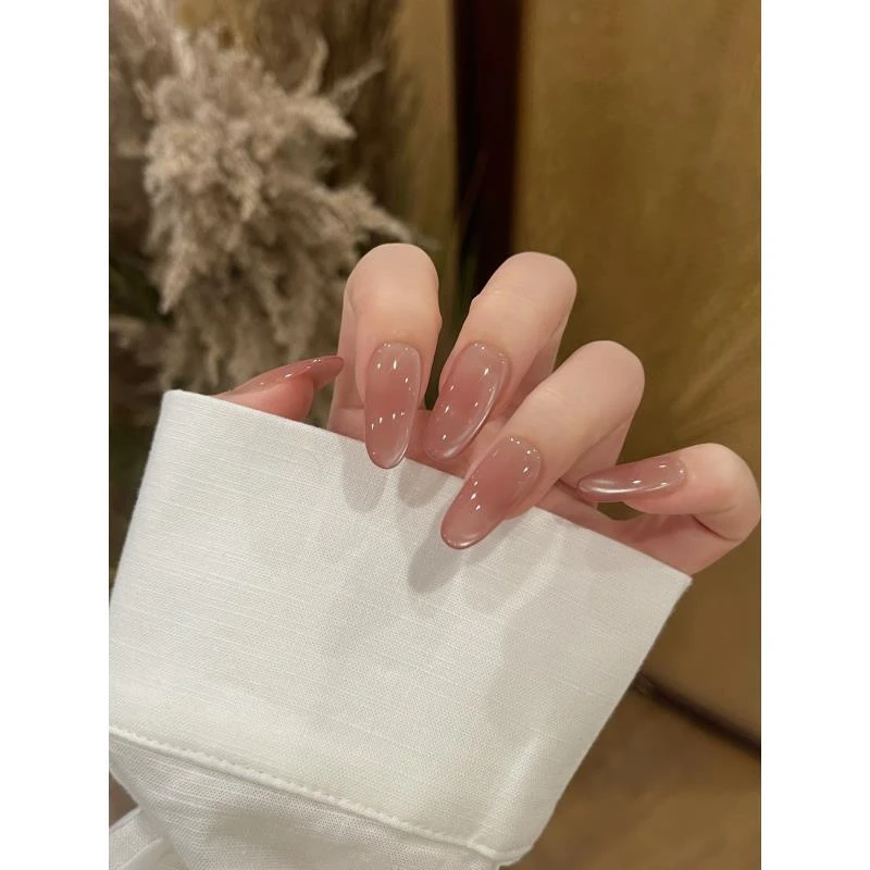 茉哉一珞【紫玥柔光】纯手工定制拆卸穿戴甲A4580