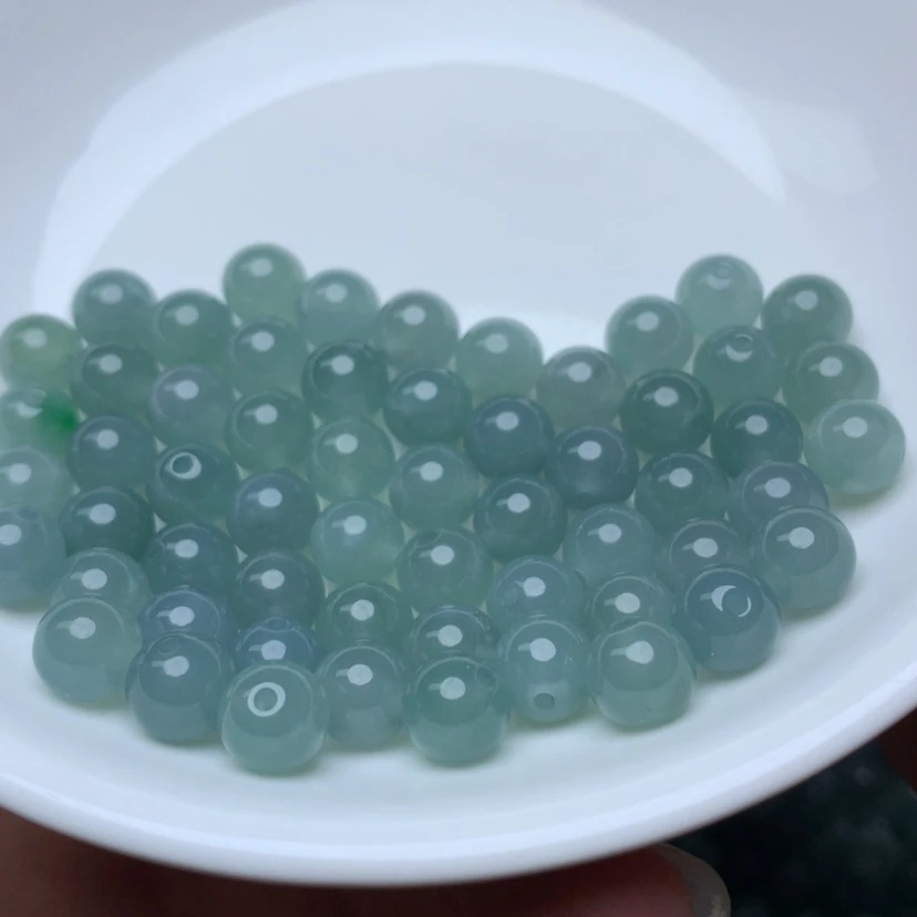 【闪购商品】未镶嵌手链翡翠卡6.8冰蓝水10个