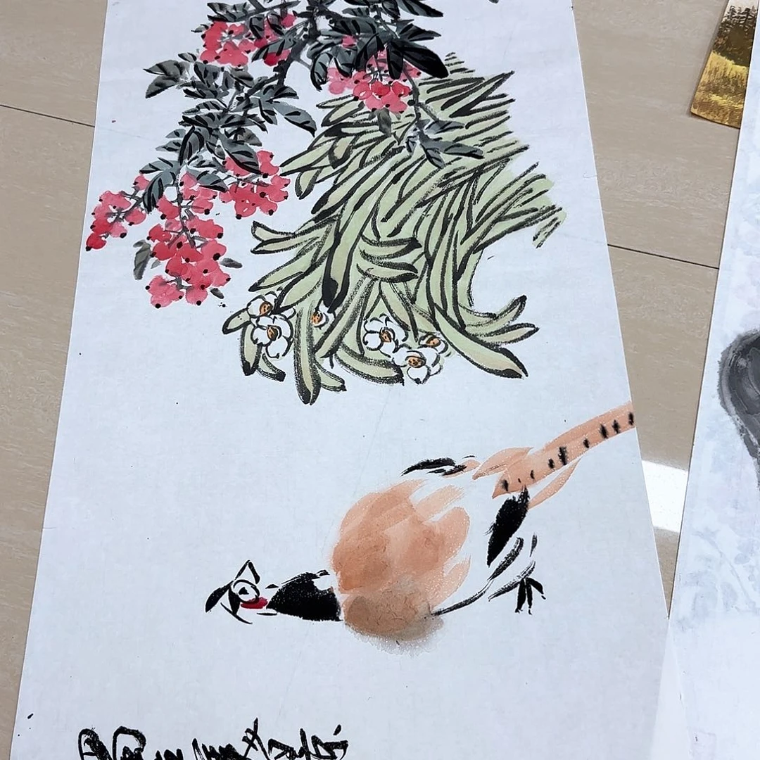 国画国画作品多次