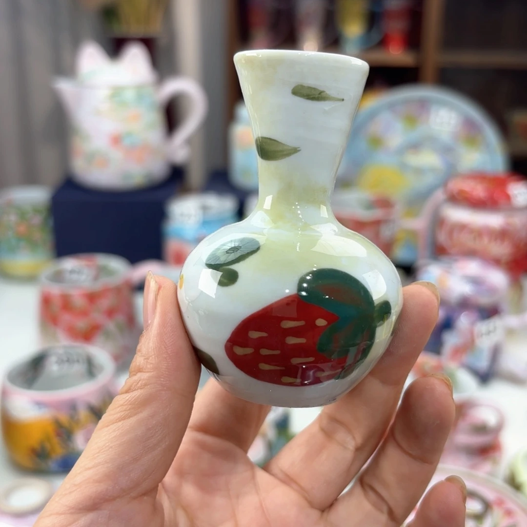 景德镇手绘高温釉下彩陶瓷茶具