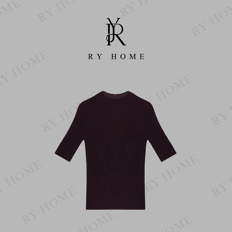【容雨RYHOME】140支全羊毛水溶无缝工艺打底衫253M3064