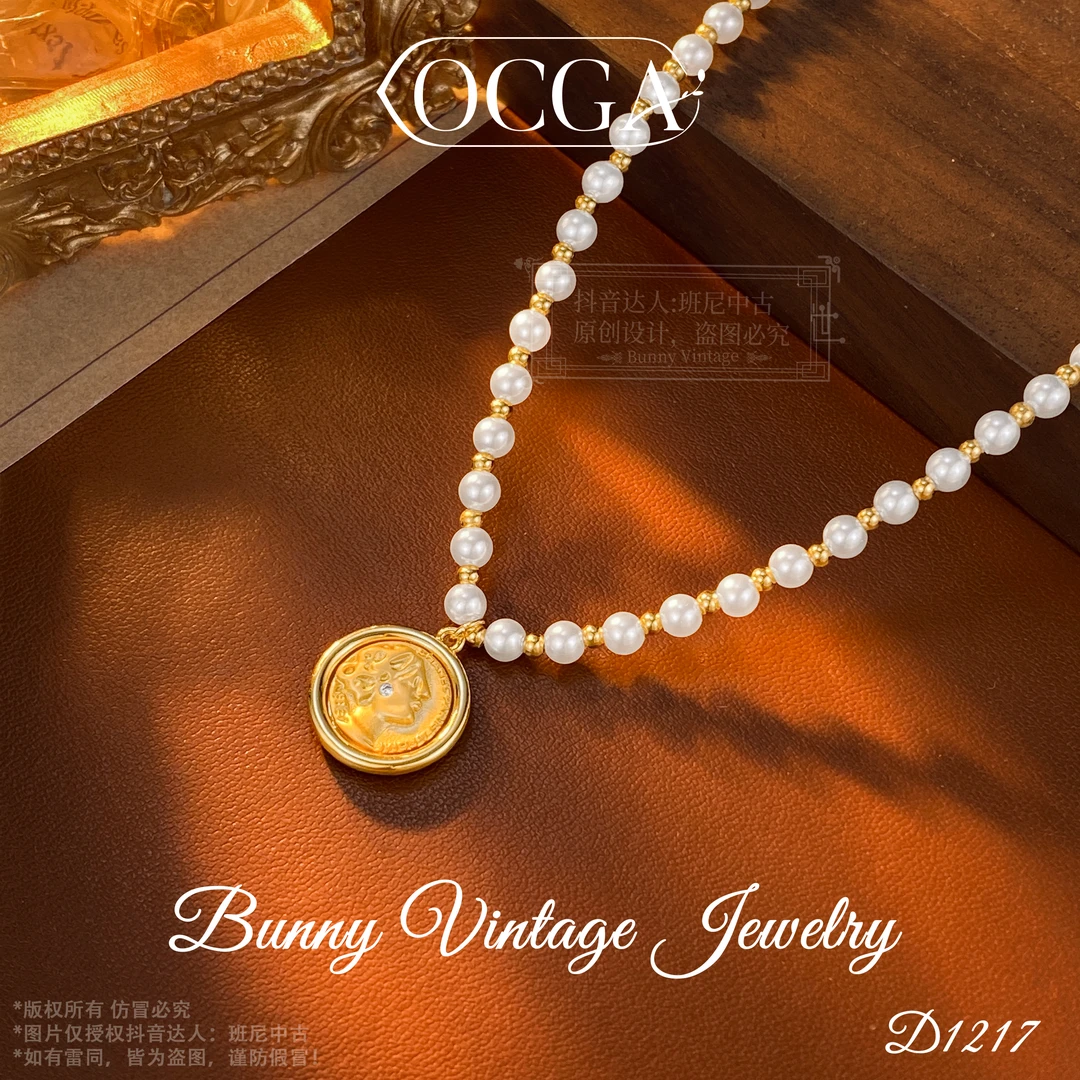 镀K金D1217 法★【爱神维纳斯】春OCGA 欧斯伽斯 项链