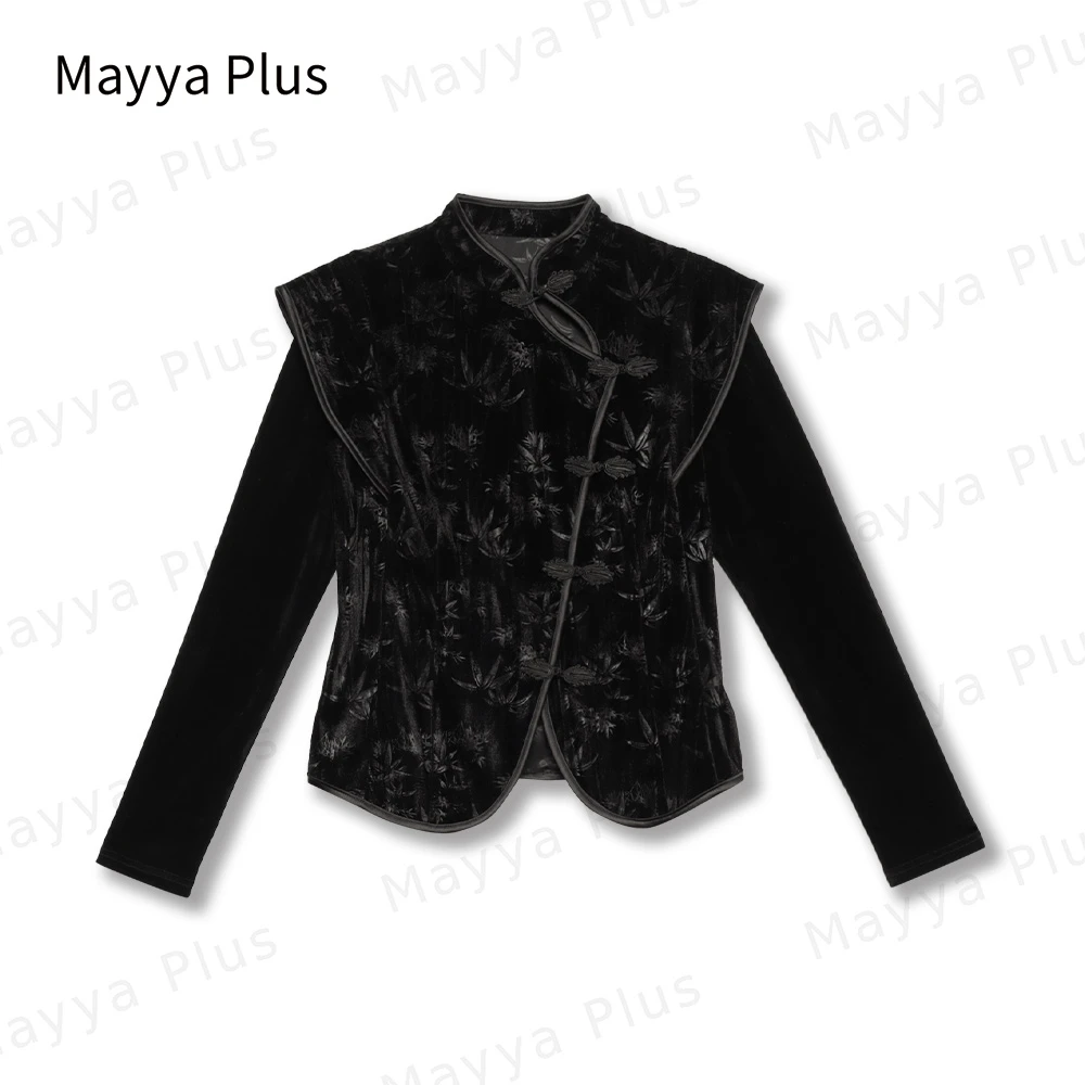【竹林细雨】Mayya Plus麦芽定制轻奢气质显瘦百搭款针织衫32416776