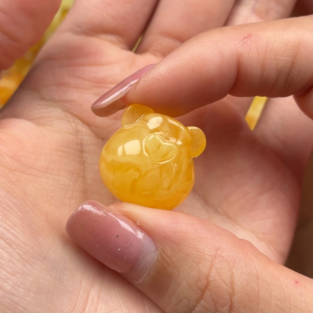 裸石琥珀未镶嵌蜜蜡