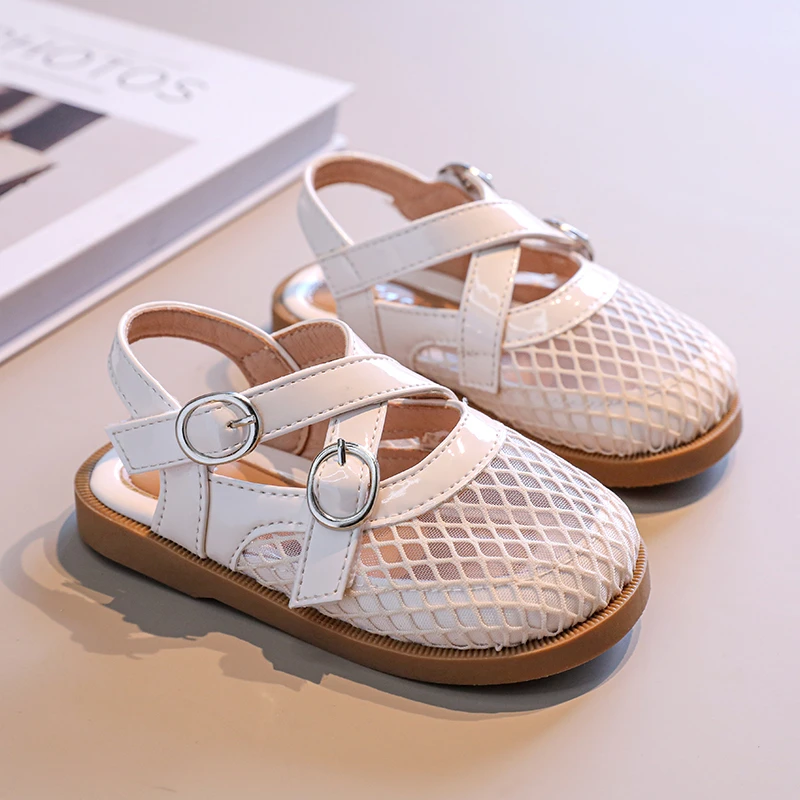 女童凉鞋2025夏季新款儿童宝宝夏天百搭沙滩凉鞋小女孩镂空公主鞋