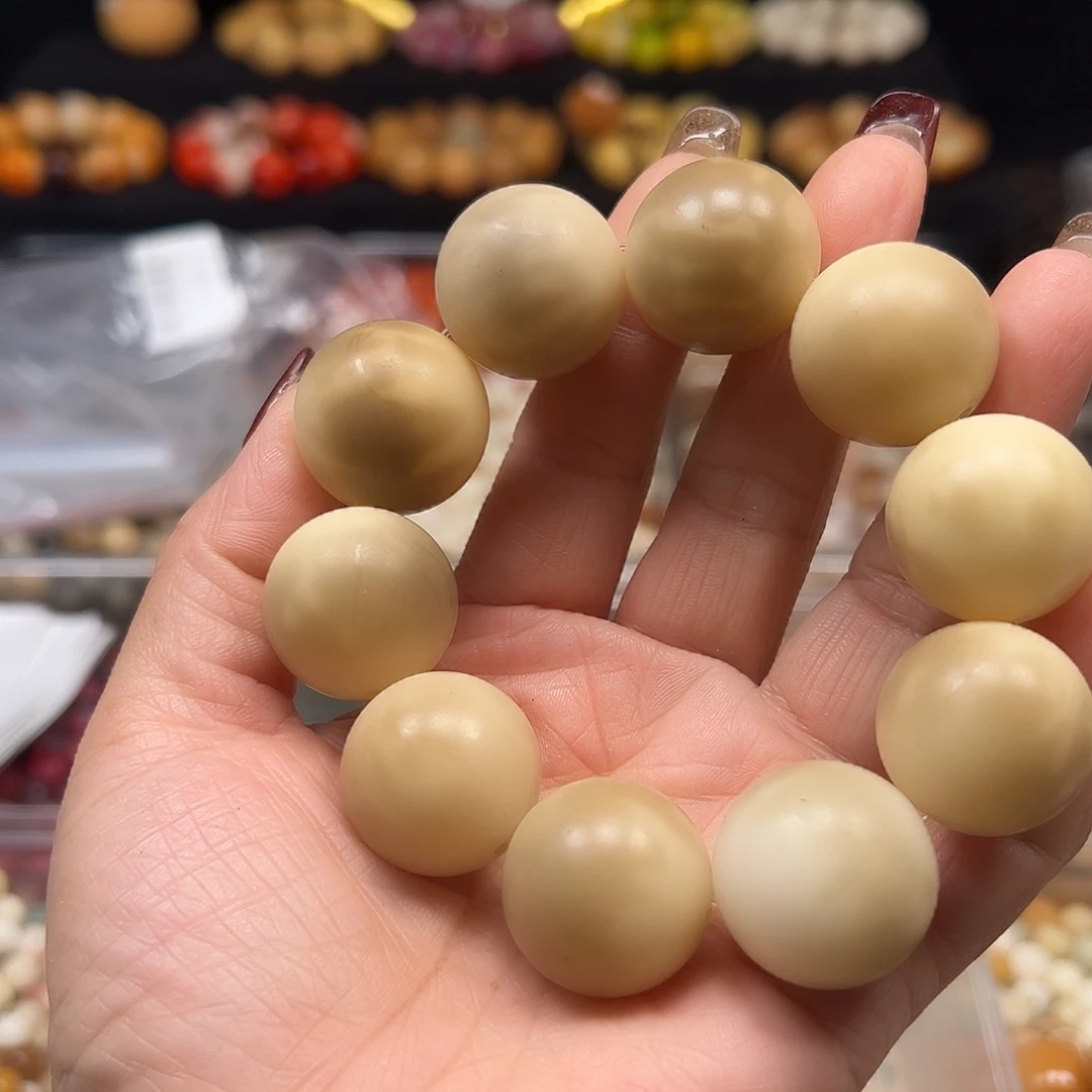 ****y菩提根/象牙果手串微瑕卡23干磨一条