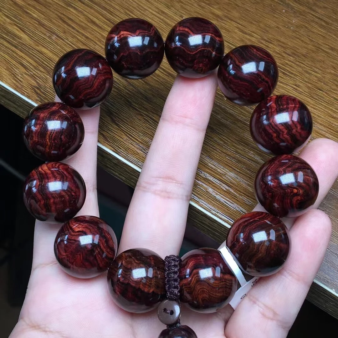 万乘海南黄花梨多彩金线紫油梨2.0褶皱满大黑线水波玻璃底收藏级