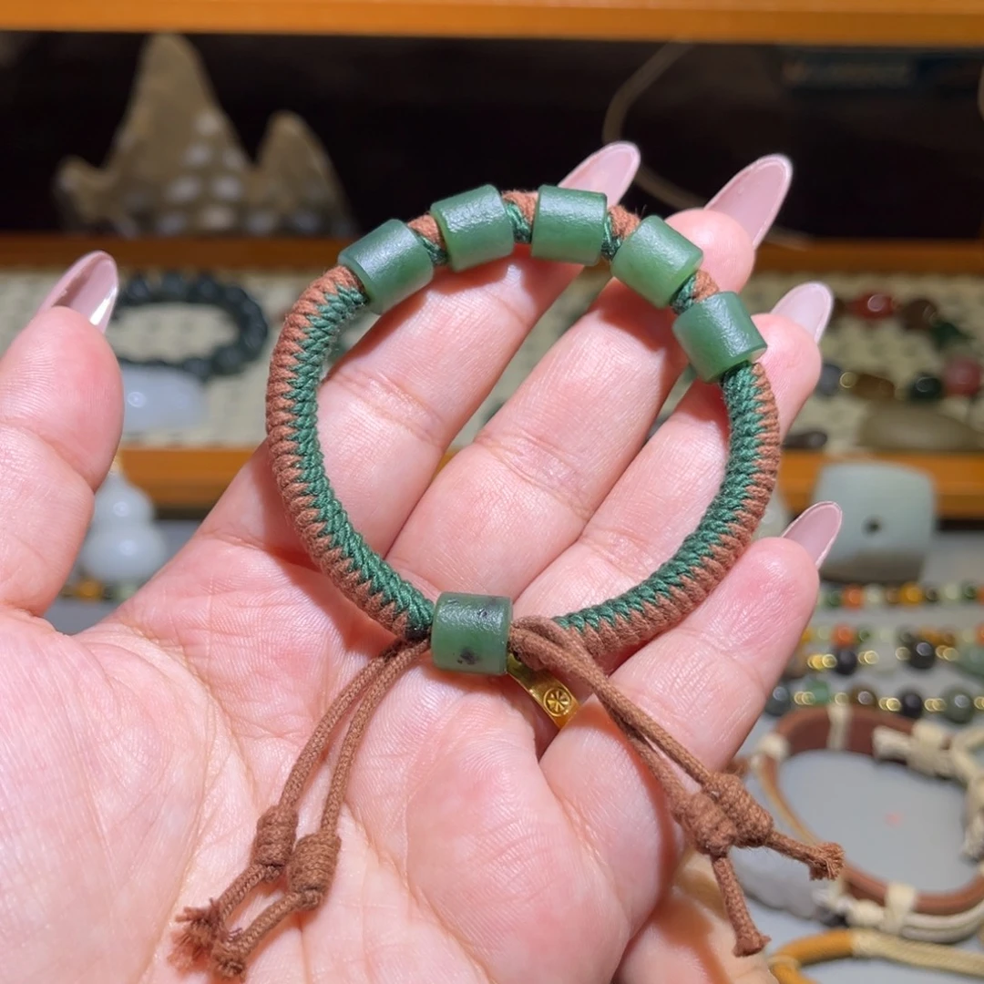 和田玉未镶嵌手链