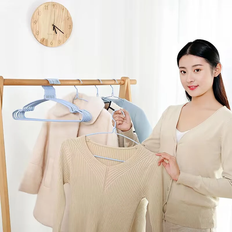 10个【粉丝福利】家用凹槽衣架挂衣晾宿舍学生衣撑无痕晾衣架晾衣服